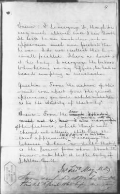 Letters Received and Statements of Evidence Collected by the Military Commission, pages 1-53