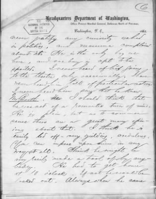 Thumbnail for Letters Received and Statements of Evidence Collected by the Military Commission, pages 1-53