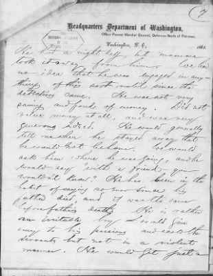 Thumbnail for Letters Received and Statements of Evidence Collected by the Military Commission, pages 1-53