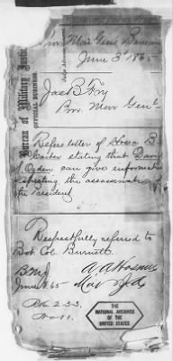 Thumbnail for Letters Received and Statements of Evidence Collected by the Military Commission, pages 1-53