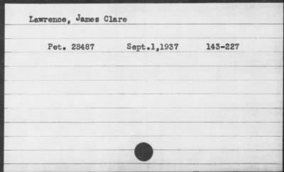 1937 > Lawrence, James Clare