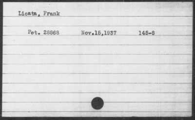 1937 > Licata, Frank