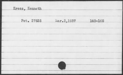 1937 > Kress, Kenneth