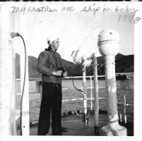 Thumbnail for Garnet Isham on ship 1948.jpg