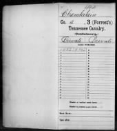 Civil War Service Records (CMSR) - Confederate - Tennessee record example