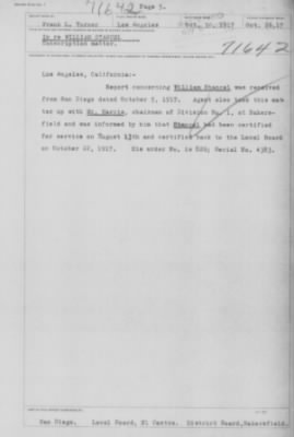 Old German Files, 1909-21 > William Stancel (#71642)