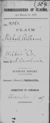 Wilkes > Michael Williams (19063)