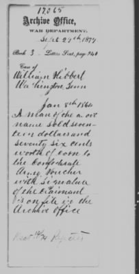 Washington > William Hilbert (17065)