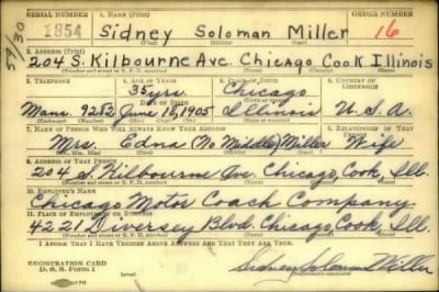 Sidney Soloman > Miller, Sidney Soloman (1905)