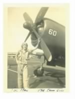 The Man by propeller Don H. Clausen 1943.jpg