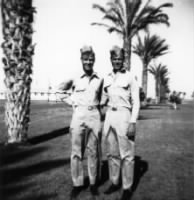 Thumbnail for Fred and Bob Lamm, Yuma Army Air Field, Arizon, May 1945.jpg