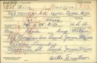 Thumbnail for Willie > Truvillion, Willie (1915)