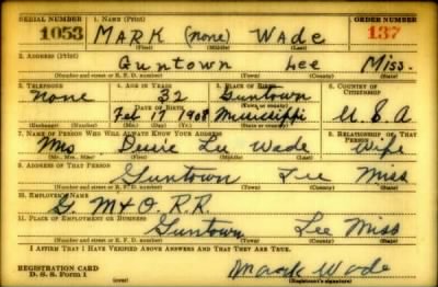 Thumbnail for Mark > Wade, Mark (1908)