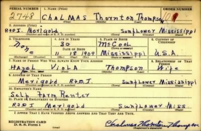 Thumbnail for Chalmas Thornton > Thompson, Chalmas Thornton (1909)