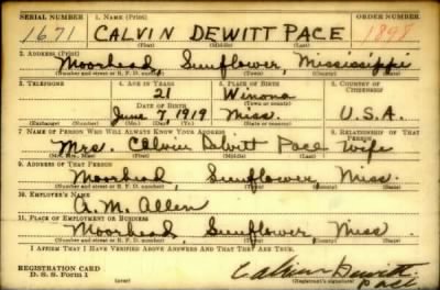 Thumbnail for Calvin Dewitt > Pace, Calvin Dewitt (1919)