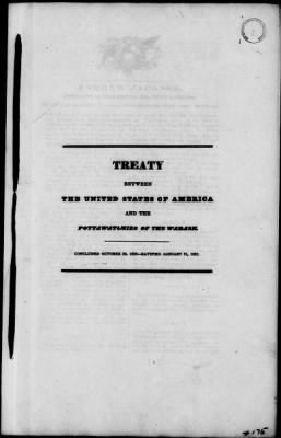 Oct. 11, 1832-Dec. 17, 1834 > 175 - Potawatomi on Tippecanoe River in the State of Indiana, October 26, 1832.