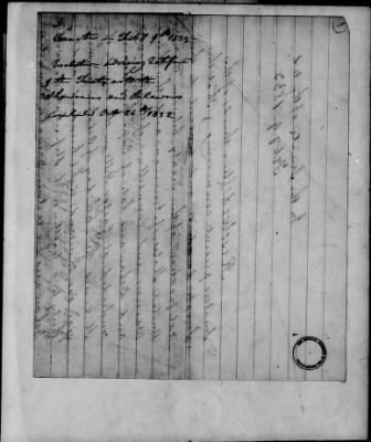 Oct. 11, 1832-Dec. 17, 1834 > 176 - Shawnee and Delaware at Castor Hill in the County of St. Louis in the State of Missouri, October 26, 1832.