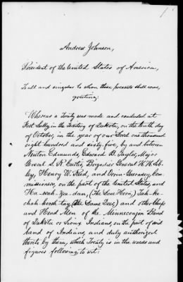 Oct. 10, 1865-Apr. 7, 1866 > 339 - Miniconjou Band of Dakota or Sioux Indians at Fort Sully in the Territory of Dakota, October 10, 1865.