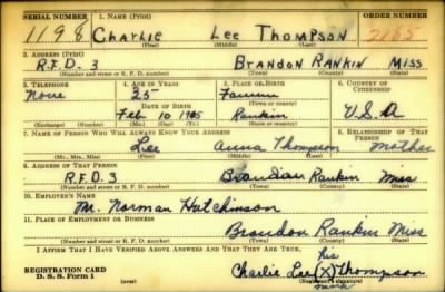 Thumbnail for Charlie Lee > Thompson, Charlie Lee (1905)