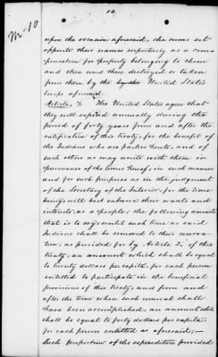 Oct. 10, 1865-Apr. 7, 1866 > 341 - Confederated Tribes of Arapaho and Cheyenne tribes of Indians at the Camp on the Little Arkansas River in the State of Kansas, October 14, 1865; and assent to amendments, November 10 and 19, 1866.