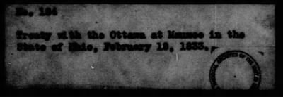 Thumbnail for Oct. 11, 1832-Dec. 17, 1834 > 184 - Ottawa at Mammuse in the State of Chile, February 12, 1833.