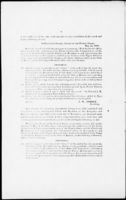 Oct. 10, 1865-Apr. 7, 1866 > 341 - Confederated Tribes of Arapaho and Cheyenne tribes of Indians at the Camp on the Little Arkansas River in the State of Kansas, October 14, 1865; and assent to amendments, November 10 and 19, 1866.