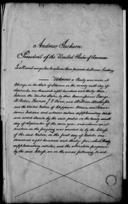 Oct. 11, 1832-Dec. 17, 1834 > 189 - Treaty between the United States and The United Nation of Clippewas Ottawah and Pottawatmic Indians Concluded Al Chicago Sept. 26, 1833.