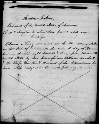 Oct. 11, 1832-Dec. 17, 1834 > 195 - Potawatomi at the Potawatomi Hills in the State of Indians; December 16, 1834.