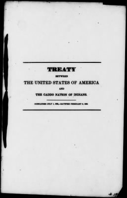 Thumbnail for July 1, 1835-Nov. 23, 1837 > 197 - Caddo at the Agency House in the Caddo Nation and State of Louisiana, and supplementary articles, July 1, 1835.