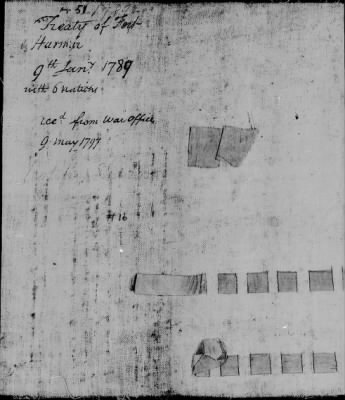 Aug. 14, 1772-Oct. 24, 1801 > 16 - Six Nations at Fort Harmar and separate article, January 9, 1789.