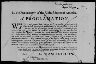 Thumbnail for Aug. 14, 1772-Oct. 24, 1801 > 13 - Chickasaw at Hopewell, January 10, 1786