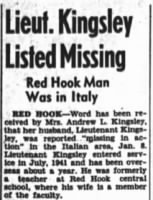 Kingsley, Andrew L_Poughkeepsie Journal_NY_Sun_06 Feb 1944_Pg 6A.JPG