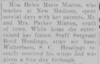 Thumbnail for Headings, Boyd V_Hamilton Daily News_Fri_13 Nov 1942_Pg 19.JPG