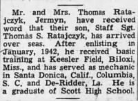 Ratajczyk, Thomas S_Times Tribune_Scranton. PA_Thurs_11 March 1943_Pg 18.JPG