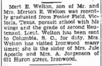 Welton, Mert J_Ironwood Daily Globe_MICH_Tues_11 Aug 1942_Pg 5.JPG