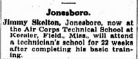 Skelron, James P_Arkansas Gazette_Little Rock_Wed_30 Sept 1942_Pg 16.JPG