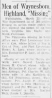 Cox, Robert A_The News Leader_Staunton, VA_Tues_23 March 1943_Pg 2.JPG