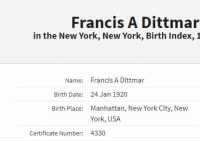 Dittmar, Francis A_Birth Record.JPG