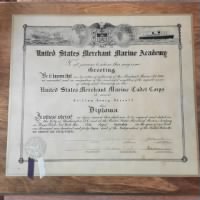 U.S. Merchant Marine Academy Diploma