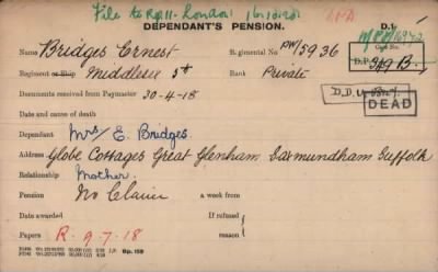 Thumbnail for 028/0111/BRI-BRI, Bridgehouse A-Briggs BC > Bridges, Ernest (PW/5936)