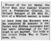 Spingler, Richard H_Brooklyn Daily Eagle_NY_Mon_20 March 1944_Pg 12.JPG