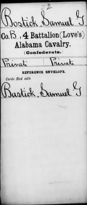 Samuel G. > Bostick, Samuel G.