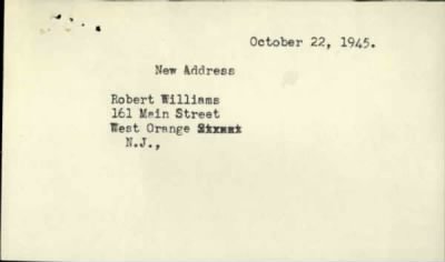 Thumbnail for Robert > Williams, Robert (1910)