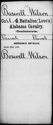 Wilson > Boswell, Wilson