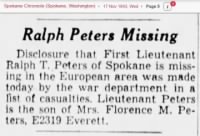 Thumbnail for 17 Nov 1943, 5 - Spokane Chronicle_PetersRalphT.jpg