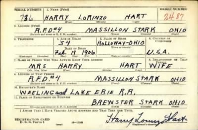 Harry Lorinzo > Hart, Harry Lorinzo (1906)