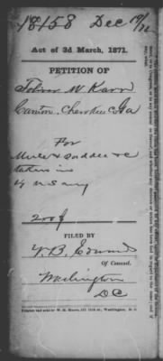 Cherokee > Tolivar M. Karr (18158)