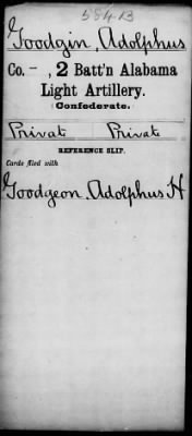 Adolphus H. > Goodgeon, Adolphus H.