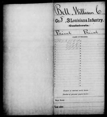 William C > Bell, William C