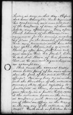 Thumbnail for Proceedings of the Court-Martial Jun 12-16, 19, and 21-29, 1865 AND Defenses of Samuel Arnold, Edward Spangler, Lewis Payne, and Michael O'Laughlin AND Address of David E. Herold